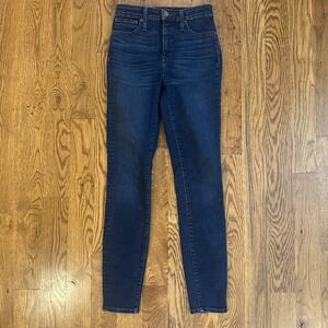 Madewell Curvy High Rise Skinny 26 T Long Blue‎ Denim Jeans